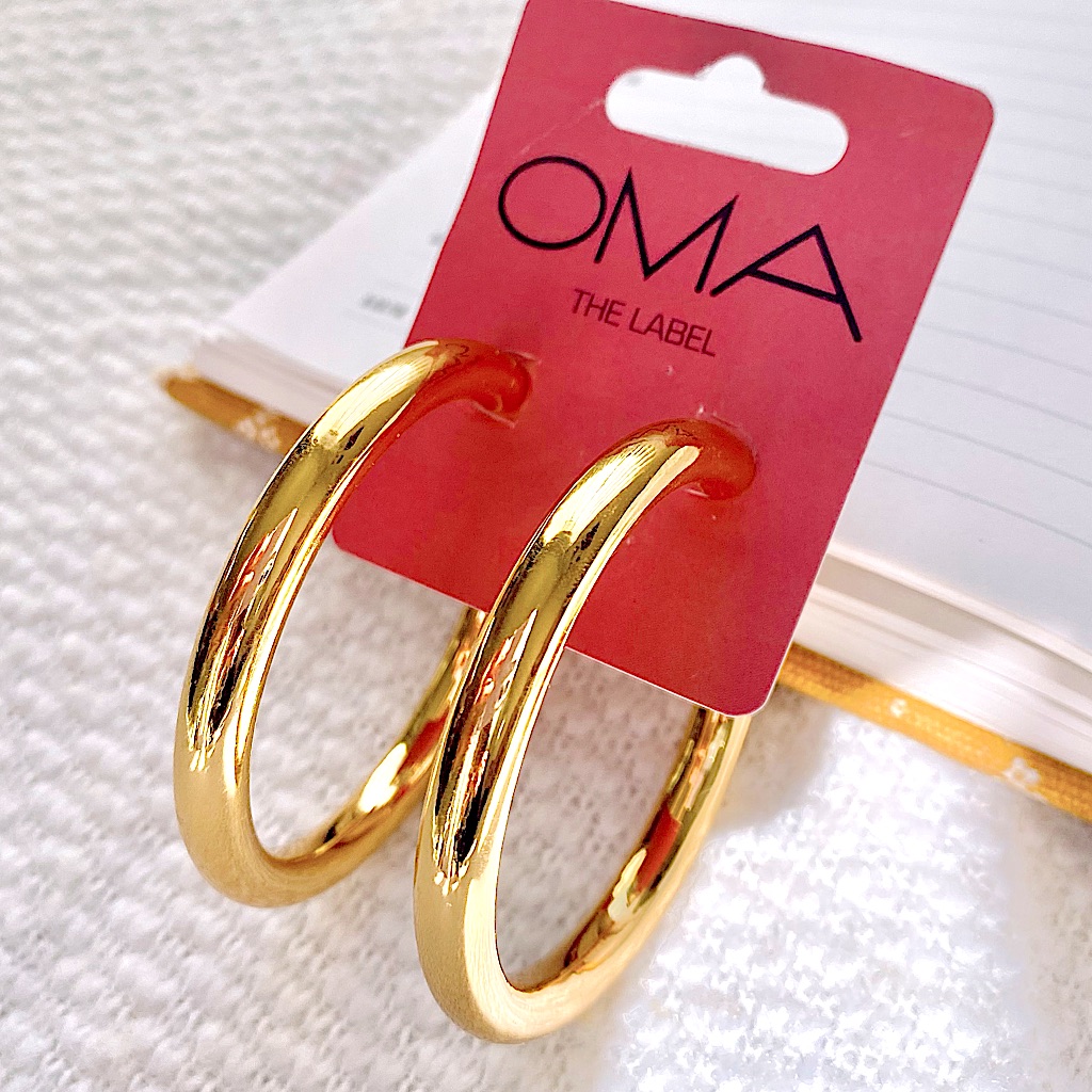 Oma Gold Bente Hoop Earrings 77$